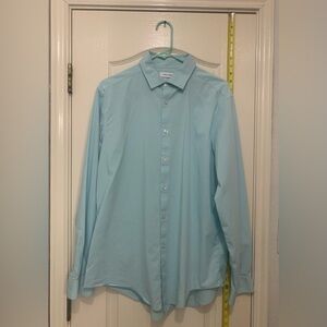 Calvin Klein Mens All-Season Stretch Slim Fit Size Large  16-161/2  34/35